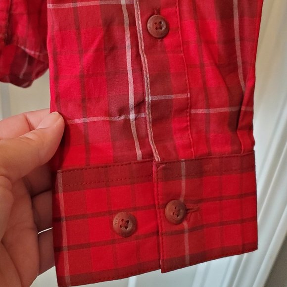 Columbia Sportswear Company Red Button Down Long Sleeve Men’s Shirt XXL - Picture 5 of 5